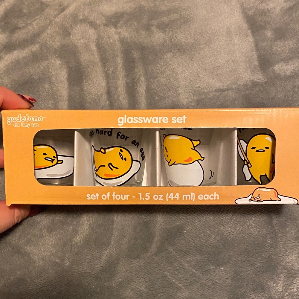 Gudetama Glassware Set of Four
